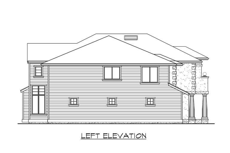 Contemporary House Plan #341-00135 Elevation Photo