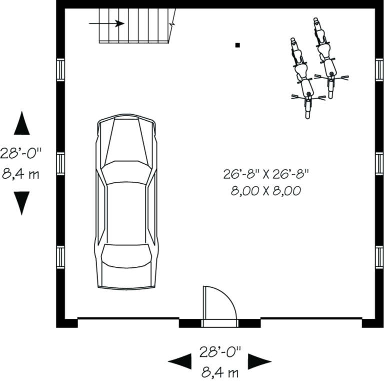 House Plan House Plan #601 Drawing 1