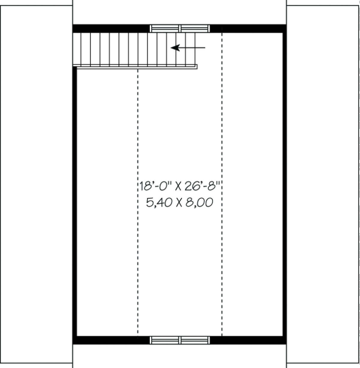 Bonus Room for House Plan #034-00166