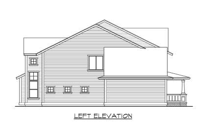 Country House Plan #341-00136 Elevation Photo