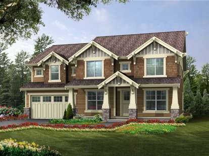 4 Bed, 2 Bath, 3442 Square Foot House Plan - #341-00137