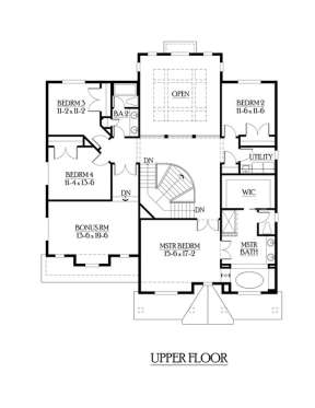Floorplan 2 for House Plan #341-00137