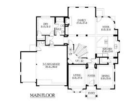 Floorplan 1 for House Plan #341-00138