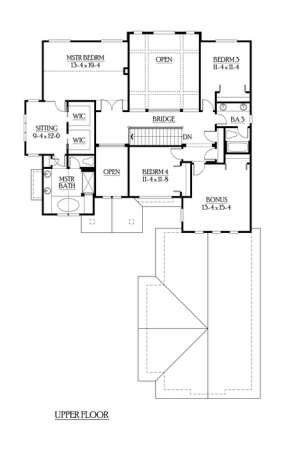 Floorplan 2 for House Plan #341-00140