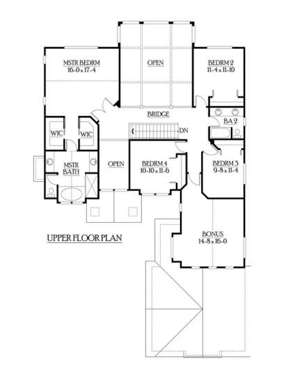 Floorplan 2 for House Plan #341-00143