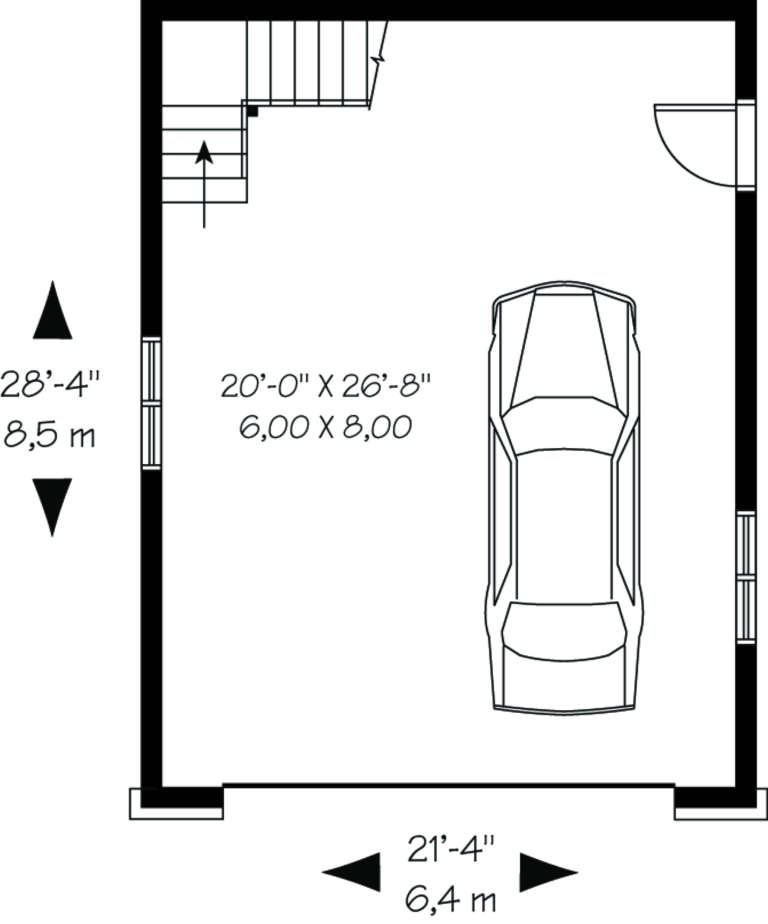 House Plan House Plan #602 Drawing 1