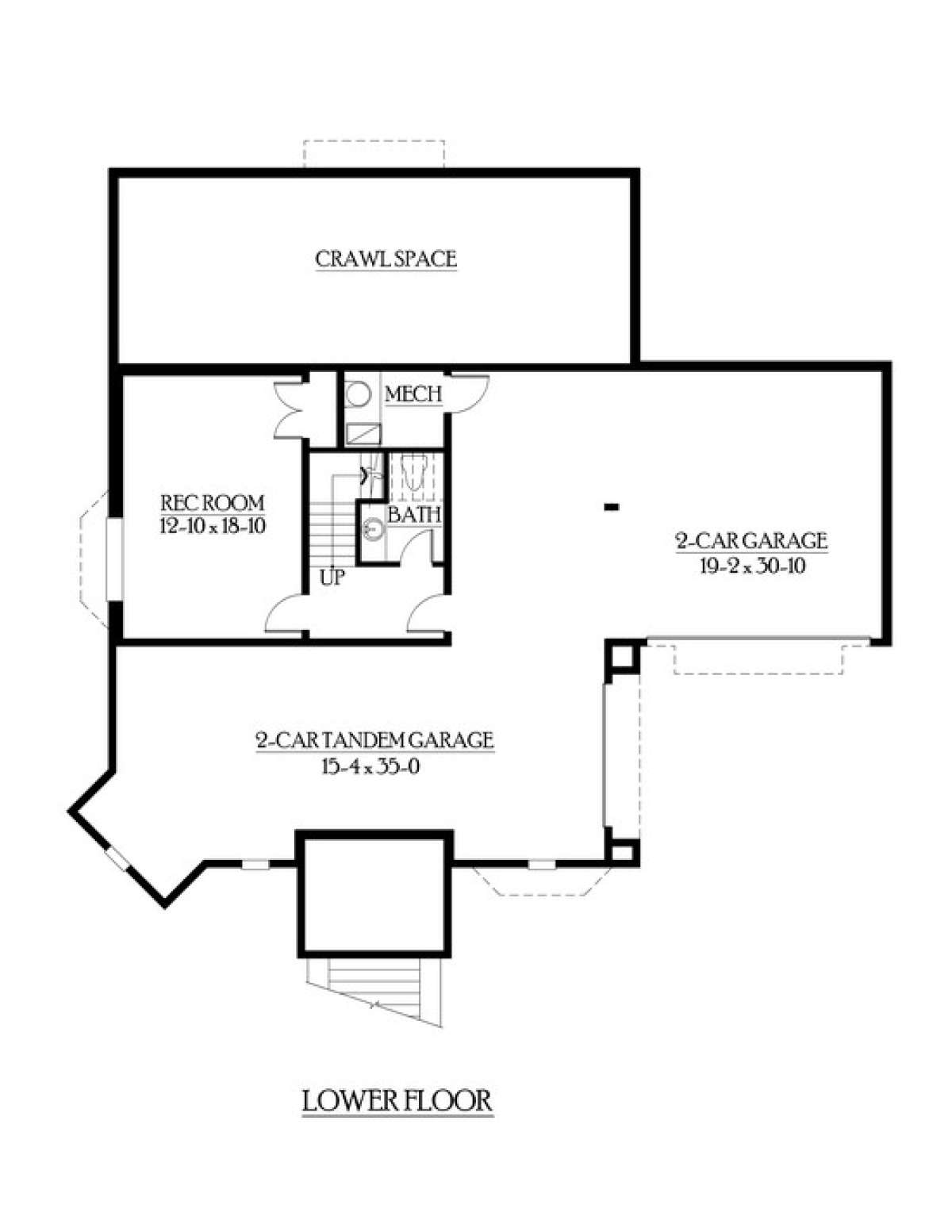 Floorplan 1 for House Plan #341-00147