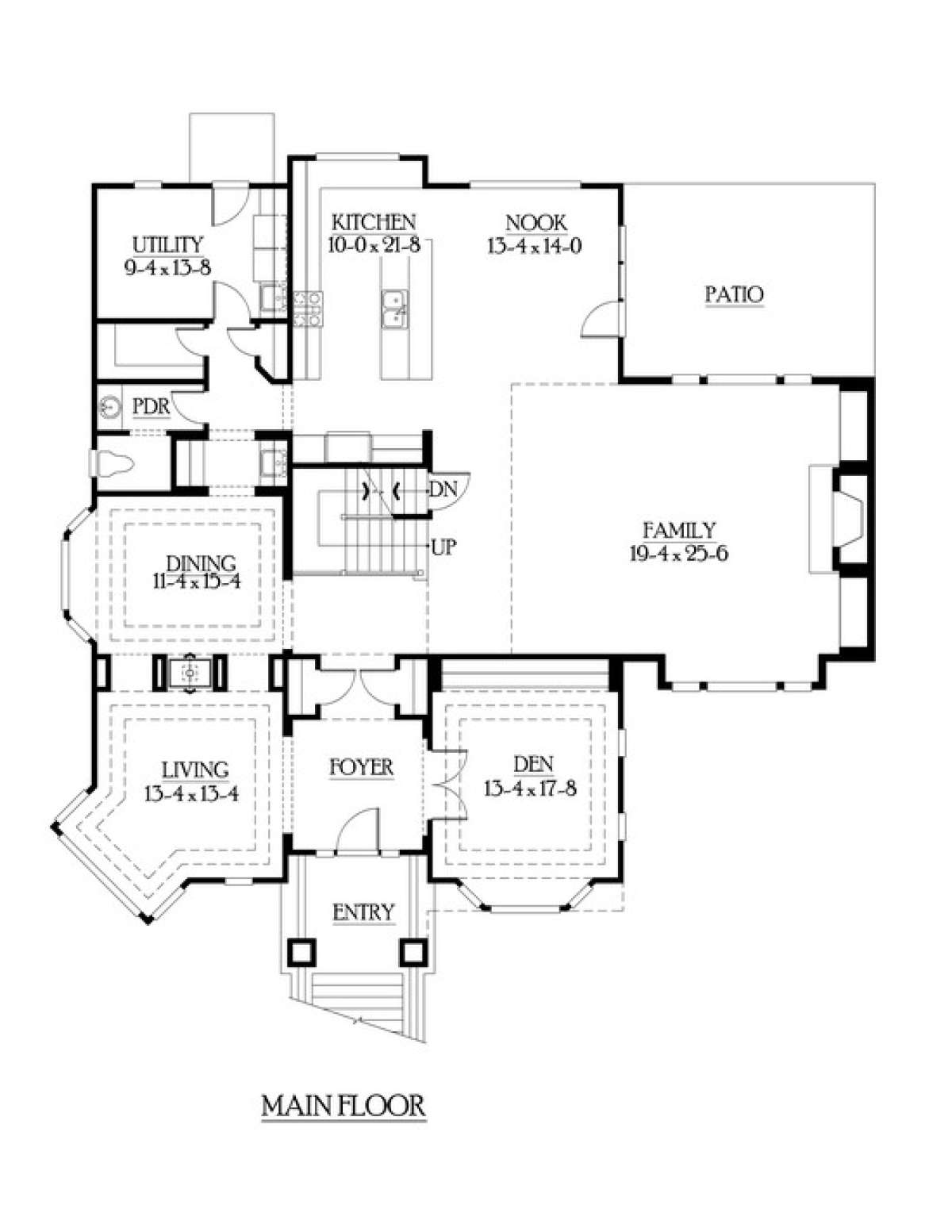 Floorplan 2 for House Plan #341-00147