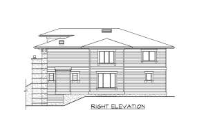 Luxury House Plan #341-00148 Elevation Photo