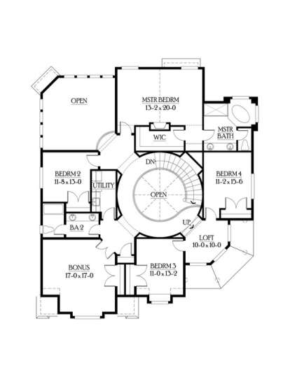 Floorplan 2 for House Plan #341-00149