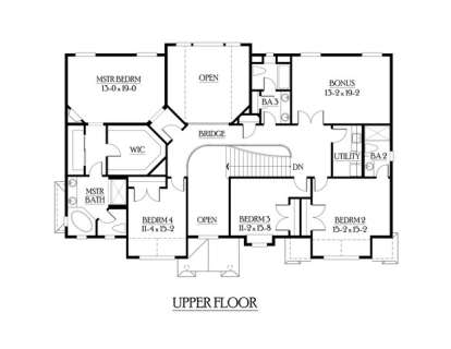 Floorplan 2 for House Plan #341-00152