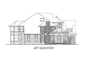 Lake Front House Plan #341-00153 Elevation Photo