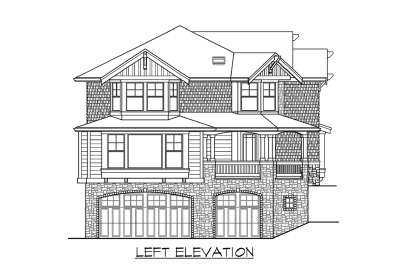 Northwest House Plan #341-00154 Elevation Photo