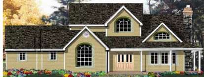 4 Bed, 2 Bath, 2473 Square Foot House Plan - #033-00122