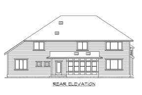 Northwest House Plan #341-00158 Elevation Photo