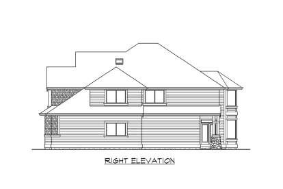 Craftsman House Plan #341-00159 Elevation Photo