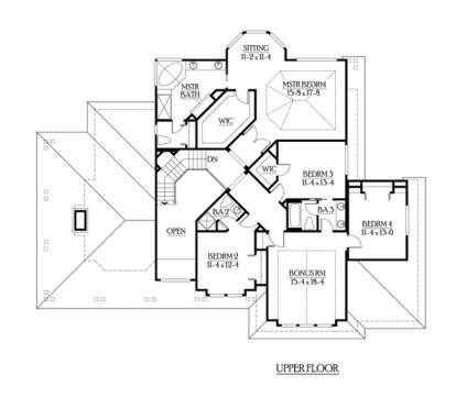 Floorplan 2 for House Plan #341-00159