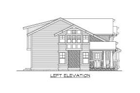 Craftsman House Plan #341-00160 Elevation Photo