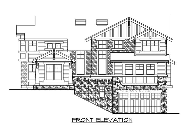 Northwest House Plan #341-00161 Elevation Photo