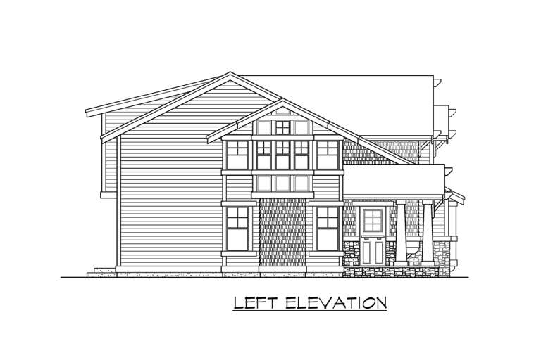 Northwest House Plan #341-00161 Elevation Photo