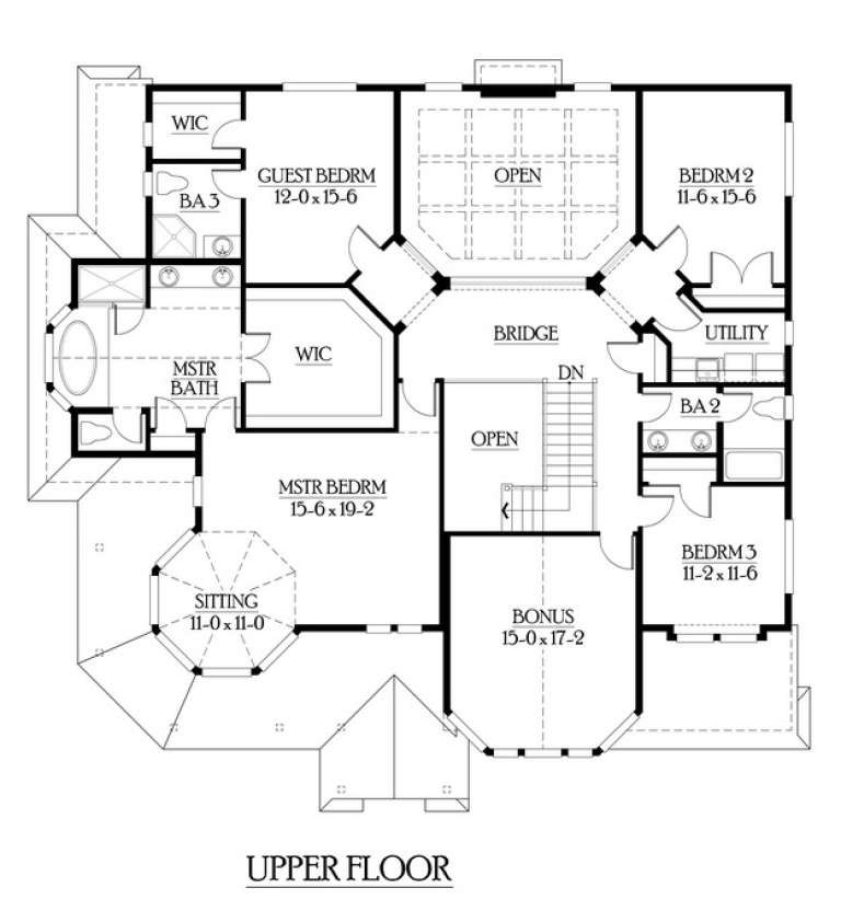 House Plan House Plan #6037 Drawing 2