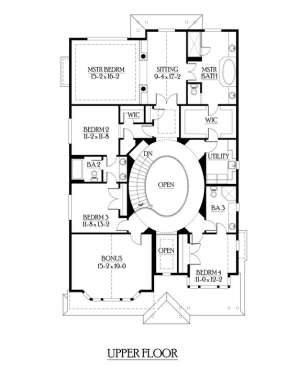 Floorplan 2 for House Plan #341-00164