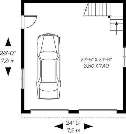 House Plan House Plan #604 Drawing 1