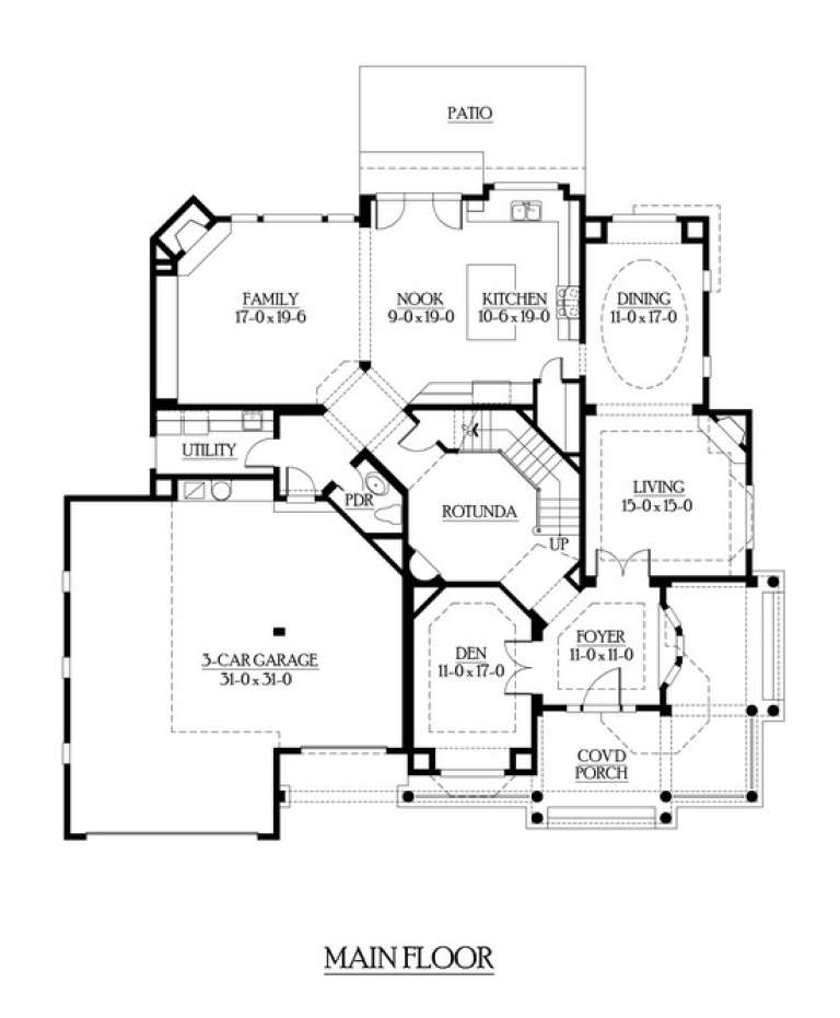 House Plan House Plan #6040 Drawing 1