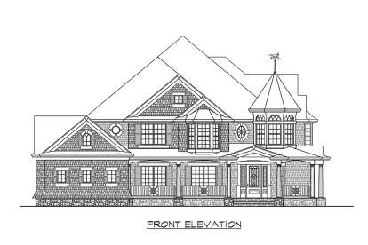 Victorian House Plan #341-00167 Elevation Photo