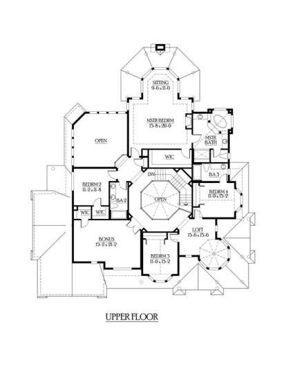 Floorplan 2 for House Plan #341-00167