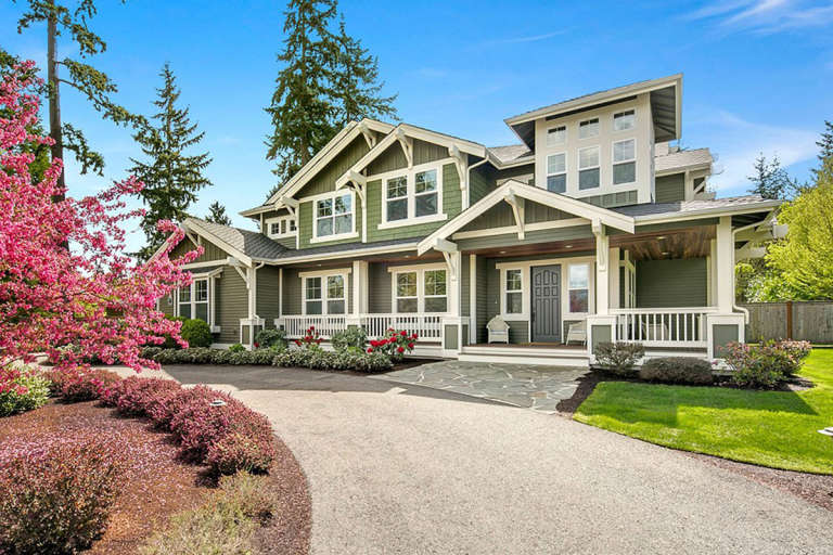 Craftsman House Plan #341-00169 Elevation Photo