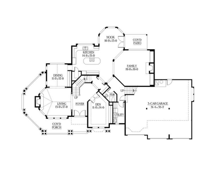 House Plan House Plan #6044 Drawing 1