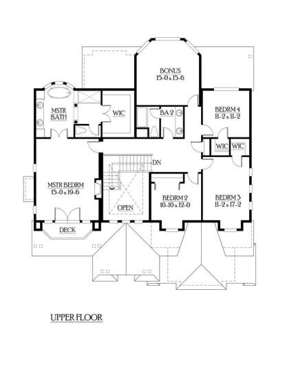Floorplan 3 for House Plan #341-00171