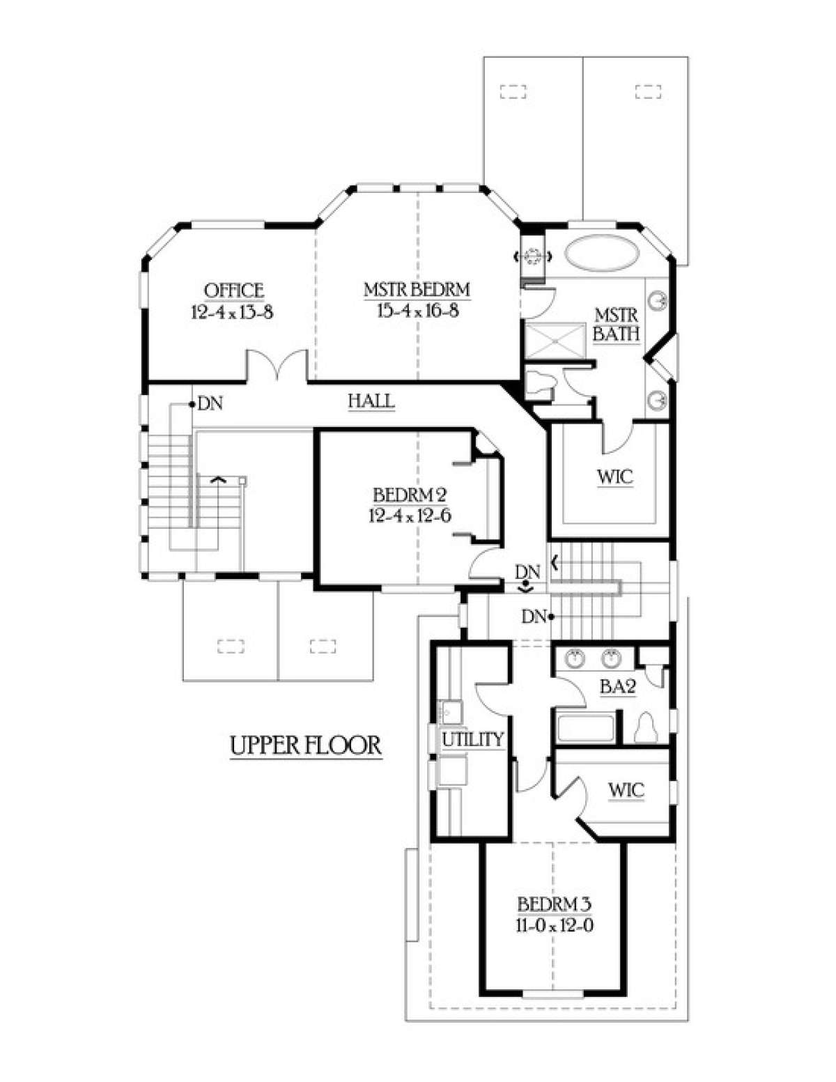 Floorplan 2 for House Plan #341-00172