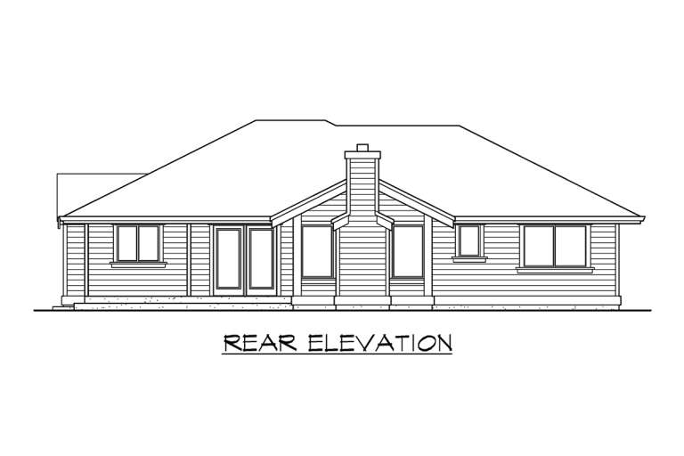 Craftsman House Plan #341-00173 Elevation Photo