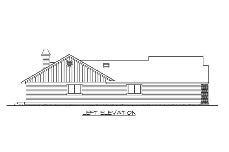 Country House Plan #341-00175 Elevation Photo