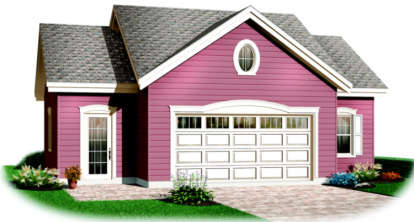 Cottage House Plan #034-00169 Elevation Photo