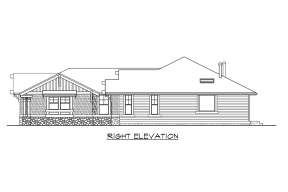 Craftsman House Plan #341-00176 Elevation Photo
