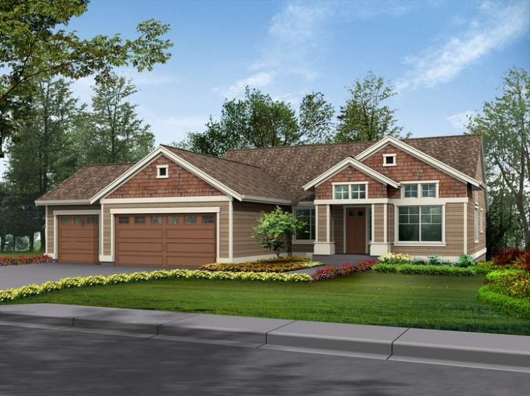 House Plan House Plan #6052 Front Elevation