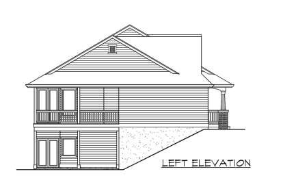 Craftsman House Plan #341-00182 Elevation Photo