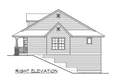 Craftsman House Plan #341-00182 Elevation Photo