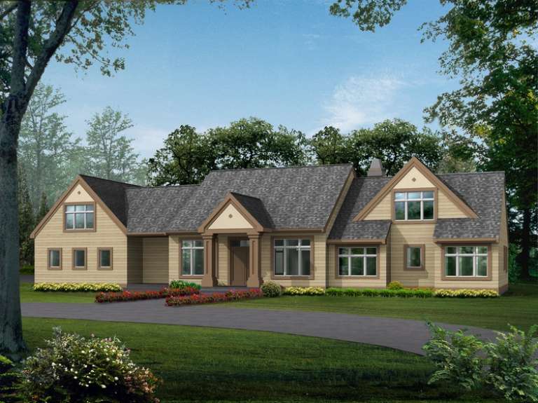 Country House Plan #341-00183 Elevation Photo