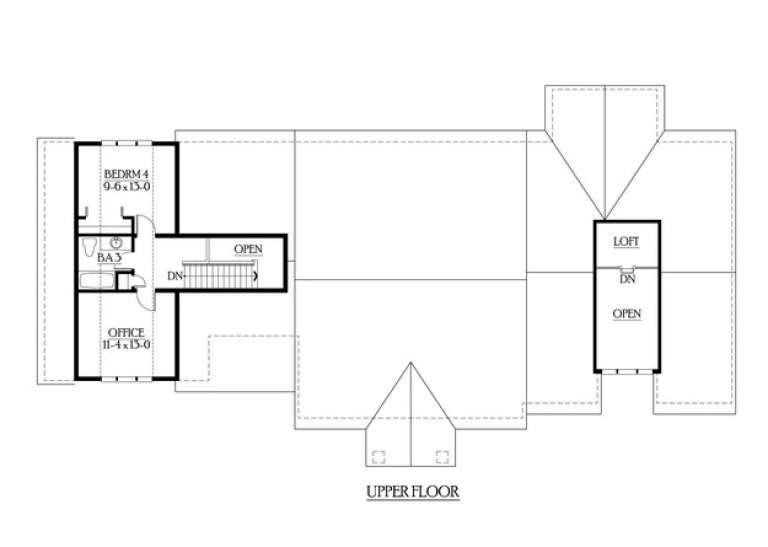 House Plan House Plan #6057 Drawing 2
