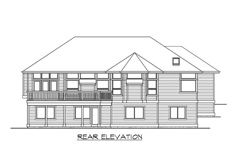 Craftsman House Plan #341-00184 Elevation Photo