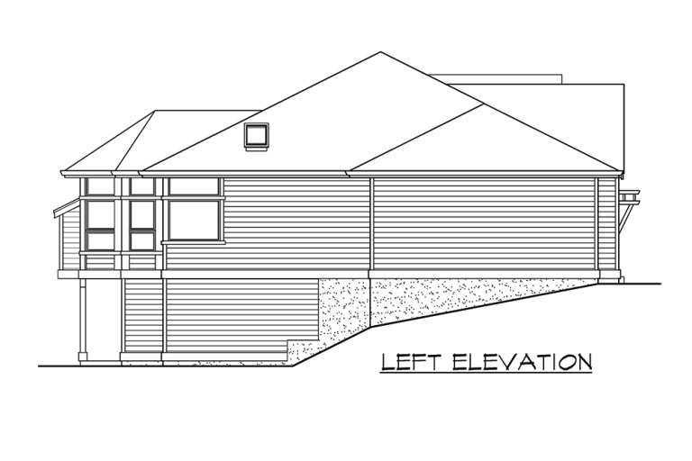 Craftsman House Plan #341-00184 Elevation Photo