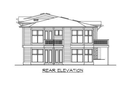 Northwest House Plan #341-00185 Elevation Photo