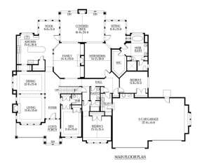 Floorplan 1 for House Plan #341-00188