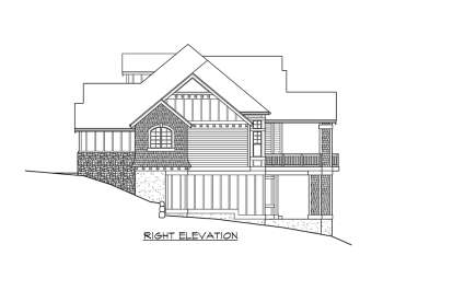 French Country House Plan #341-00190 Elevation Photo