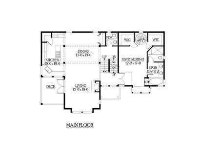 Floorplan 2 for House Plan #341-00192