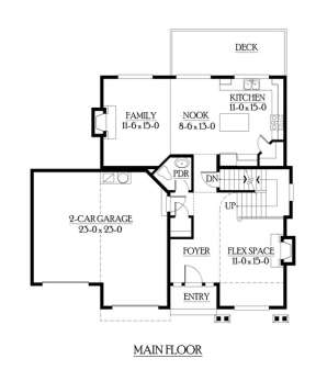 Floorplan 2 for House Plan #341-00193